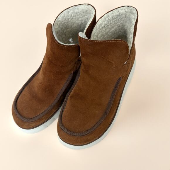 Fly London Shearling Suede Boots Size 40 (9 Portugal cozycoreGORPCORE Scandigirl - Picture 1 of 9